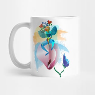 a romantic and thoughtful fairy Mug